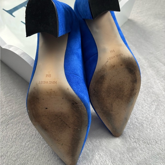 Nine West Royal Blue Heels - Picture 5 of 7